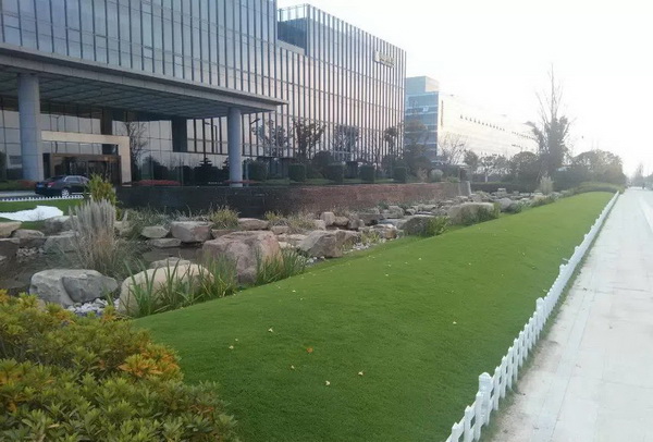 雨润浦口总部景观施工管理